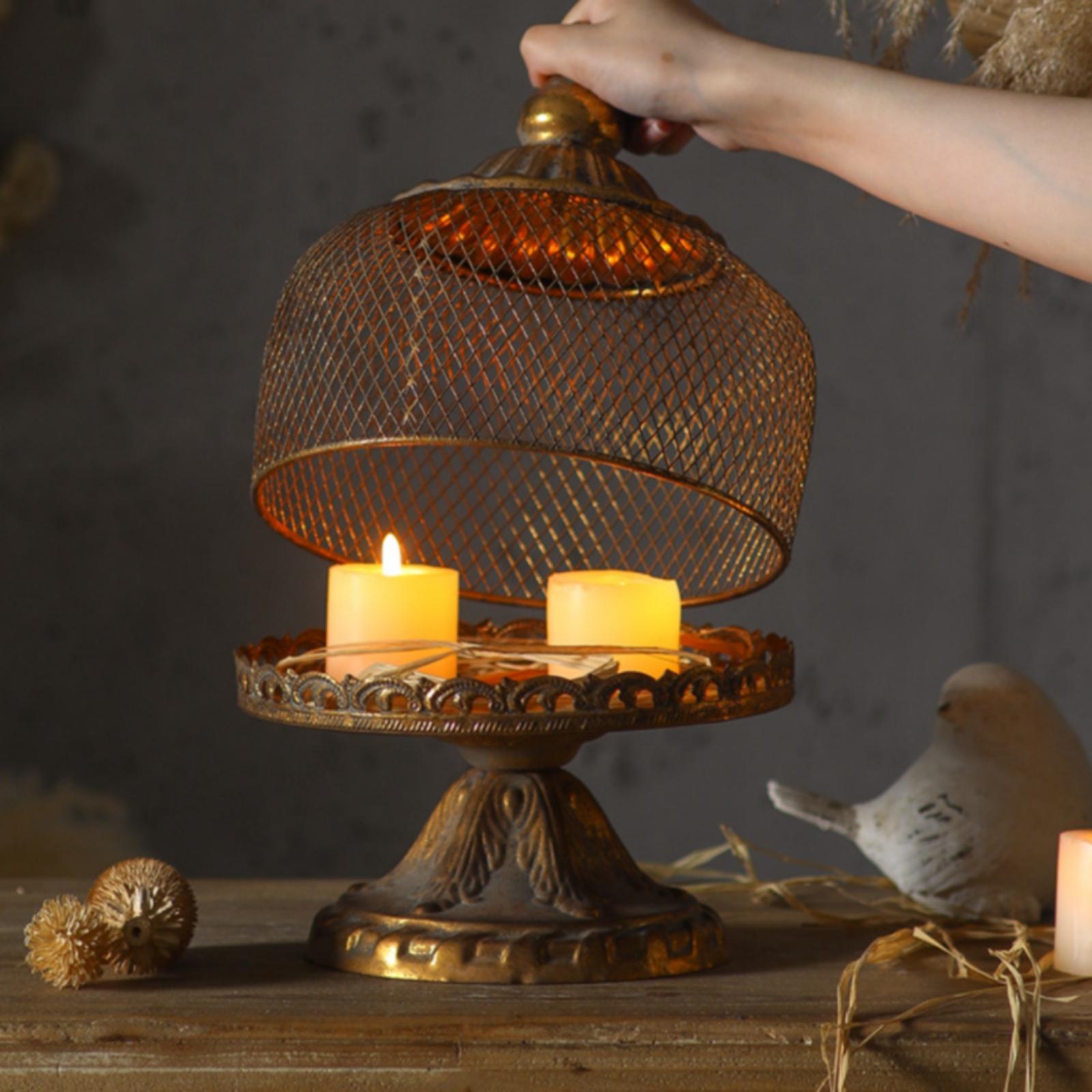 Candle Holder Decor - Candelabro Decorativo de Pedestal, Estilo Europeo,