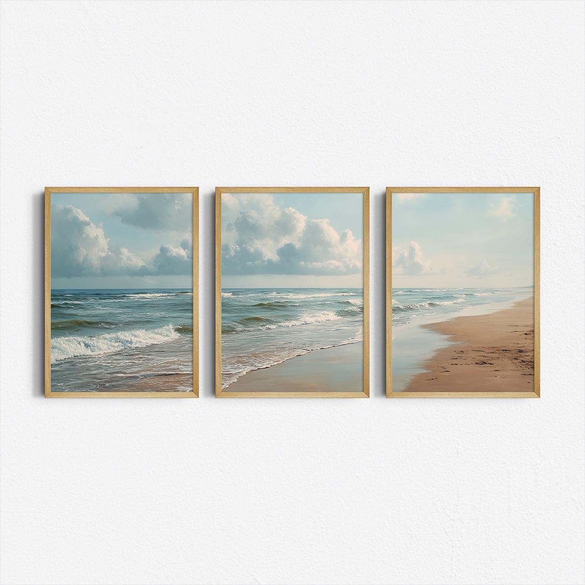 Abstract Canvas Set - Juego de 3 impresiones de tríptico