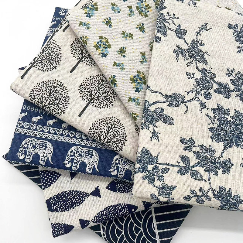 Curtain Curtain - Tela Retro Boho Floral de Mezcla