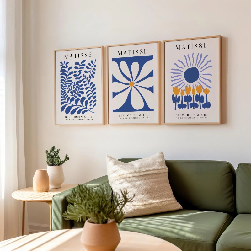 Abstract Canvas Set - Juego de 3 impresiones de Matisse