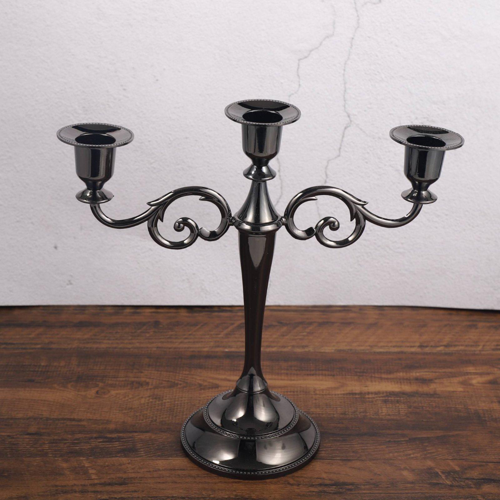 Candle Holder Decor - Candelabro Decorativo Retro de Bronce, Aleación
