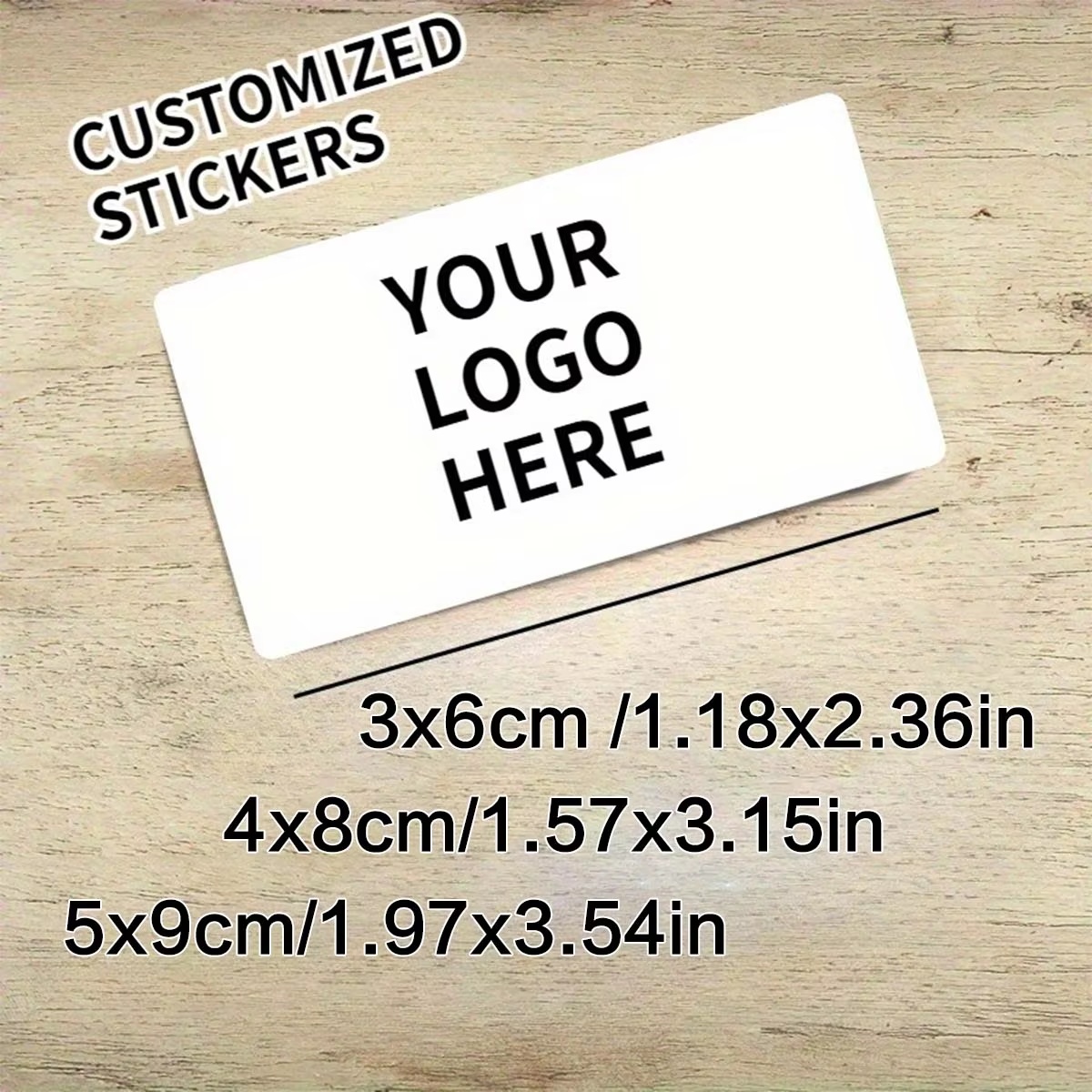 Wall Sticker - Pegatinas Rectangulares Personalizadas – Logotipos e