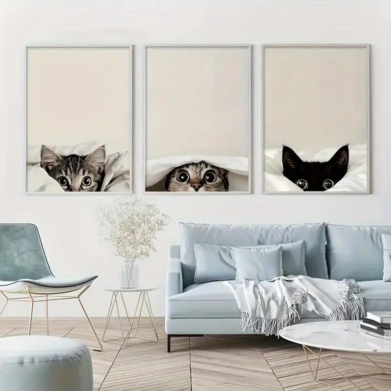Abstract Canvas Set - Juego de 3 Cuadros sobre Lienzo