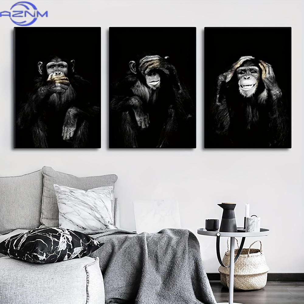 Abstract Canvas Set - Juego de 3 Pósters Impresos en