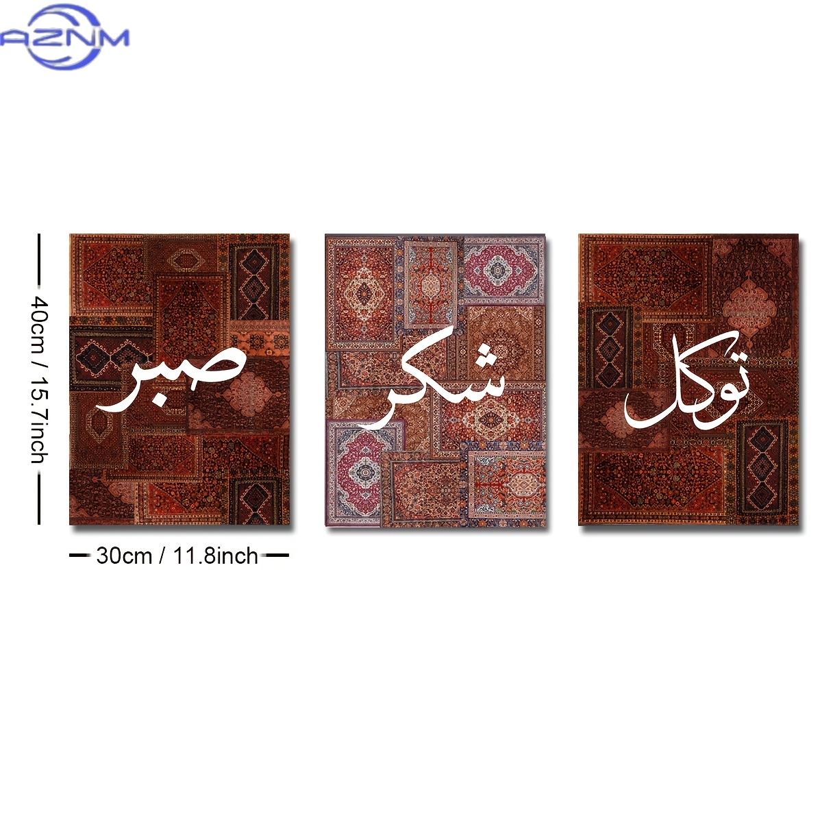 Juego de 3 Láminas Decorativas - Abstract Canvas Set reseña y precio