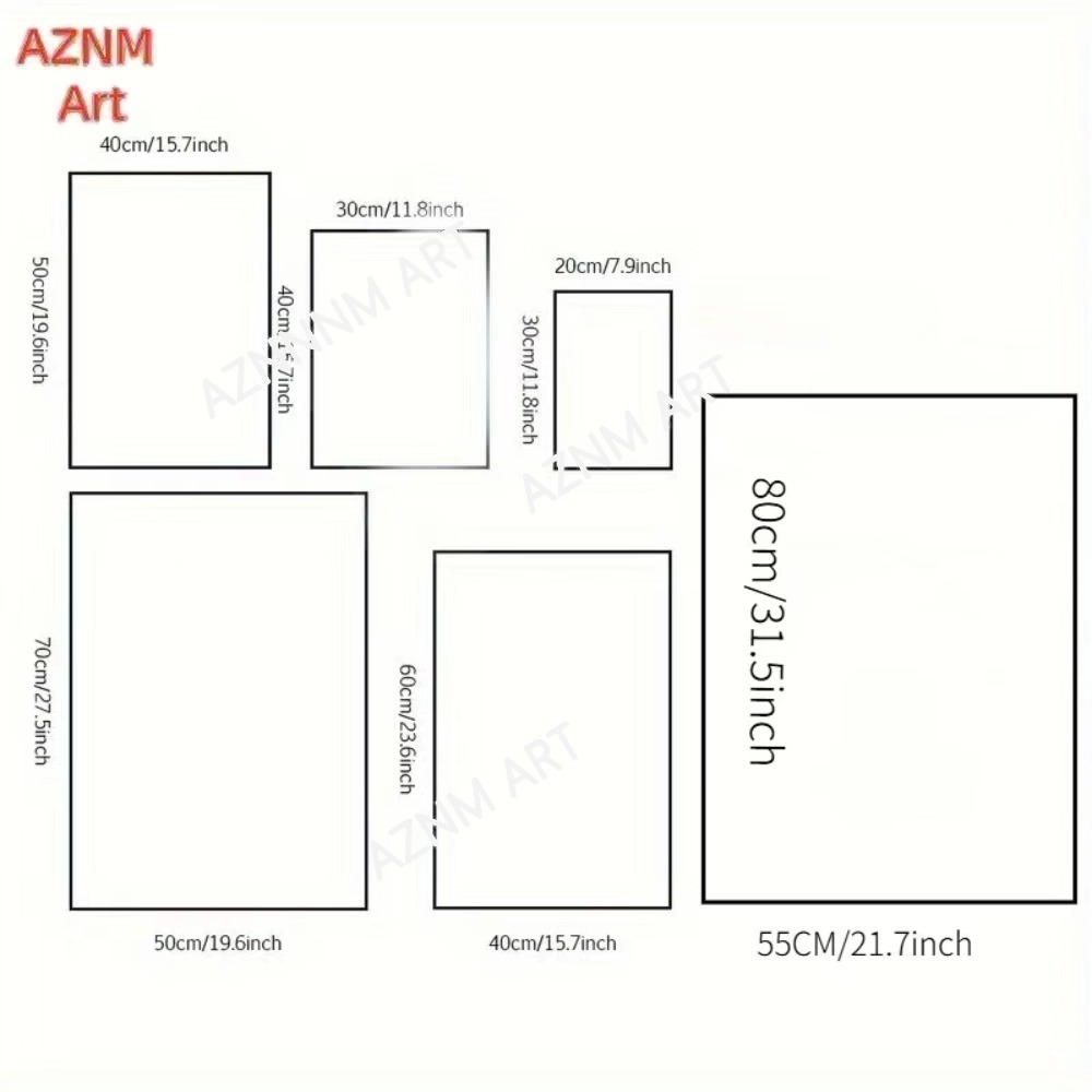 Juego de arte de pared en lien - Abstract Canvas Set reseña y precio