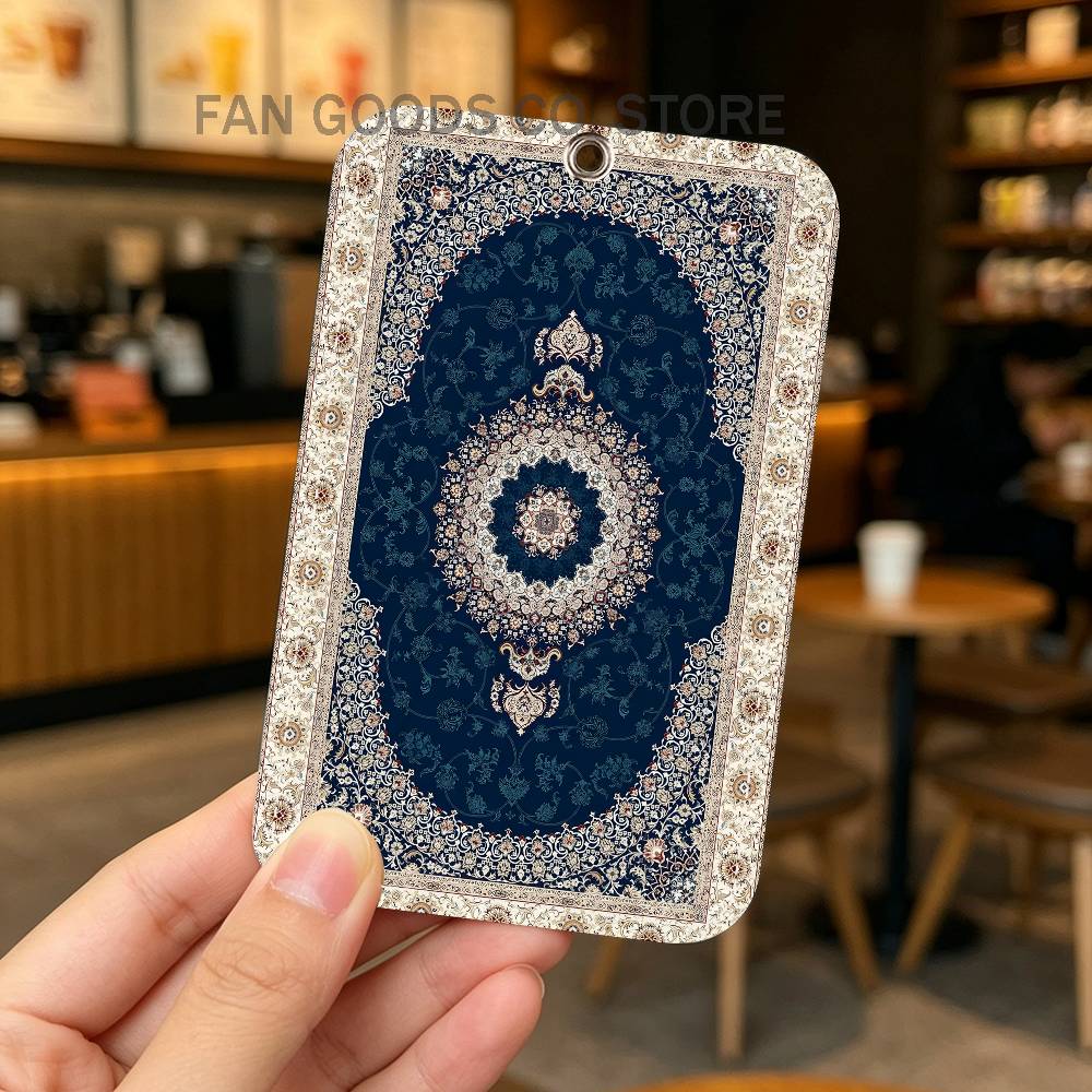 Llavero de cuero PU con diseño - Area Rug reseña y precio