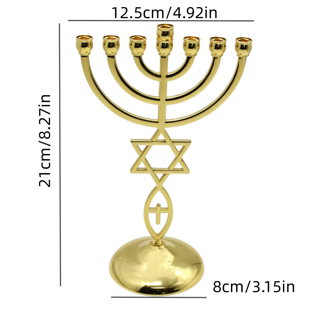 Juego de Candelabros de Siete  - Candle Holder Decor reseña y precio