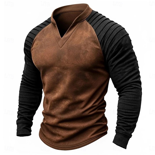 Camisa Henley Vintage de Manga - Area Rug reseña y precio