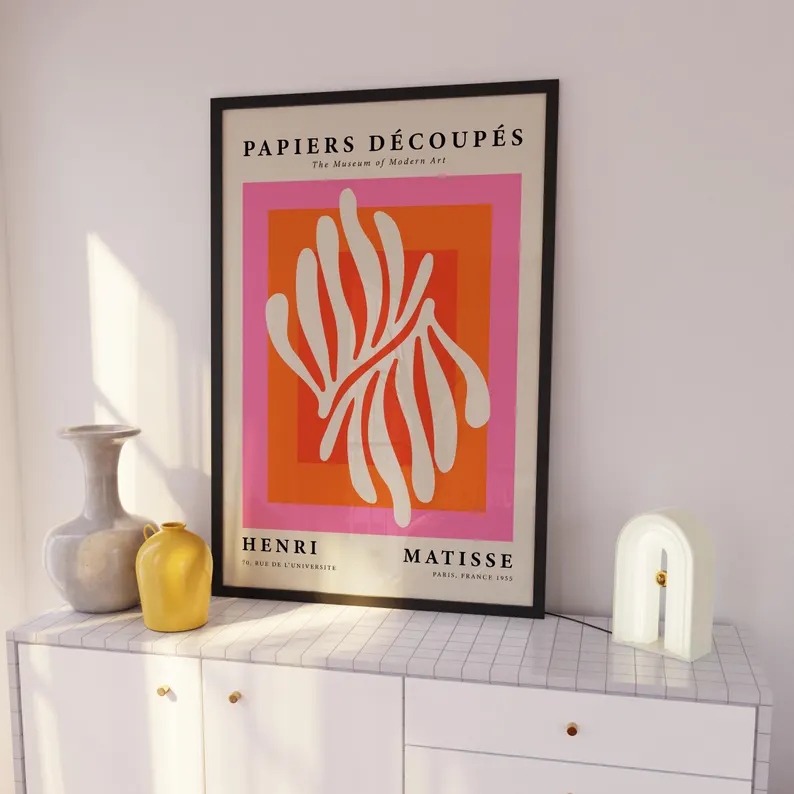 3 piezas de arte moderno naran - Interior Design Living Room reseña y precio