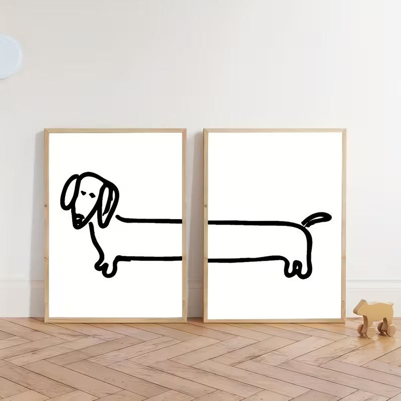 2 piezas de arte moderno para  - Interior Design Living Room reseña y precio