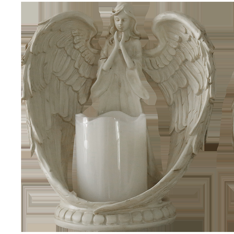 Portavelas electrónico de resi - Candle Holder Decor reseña y precio