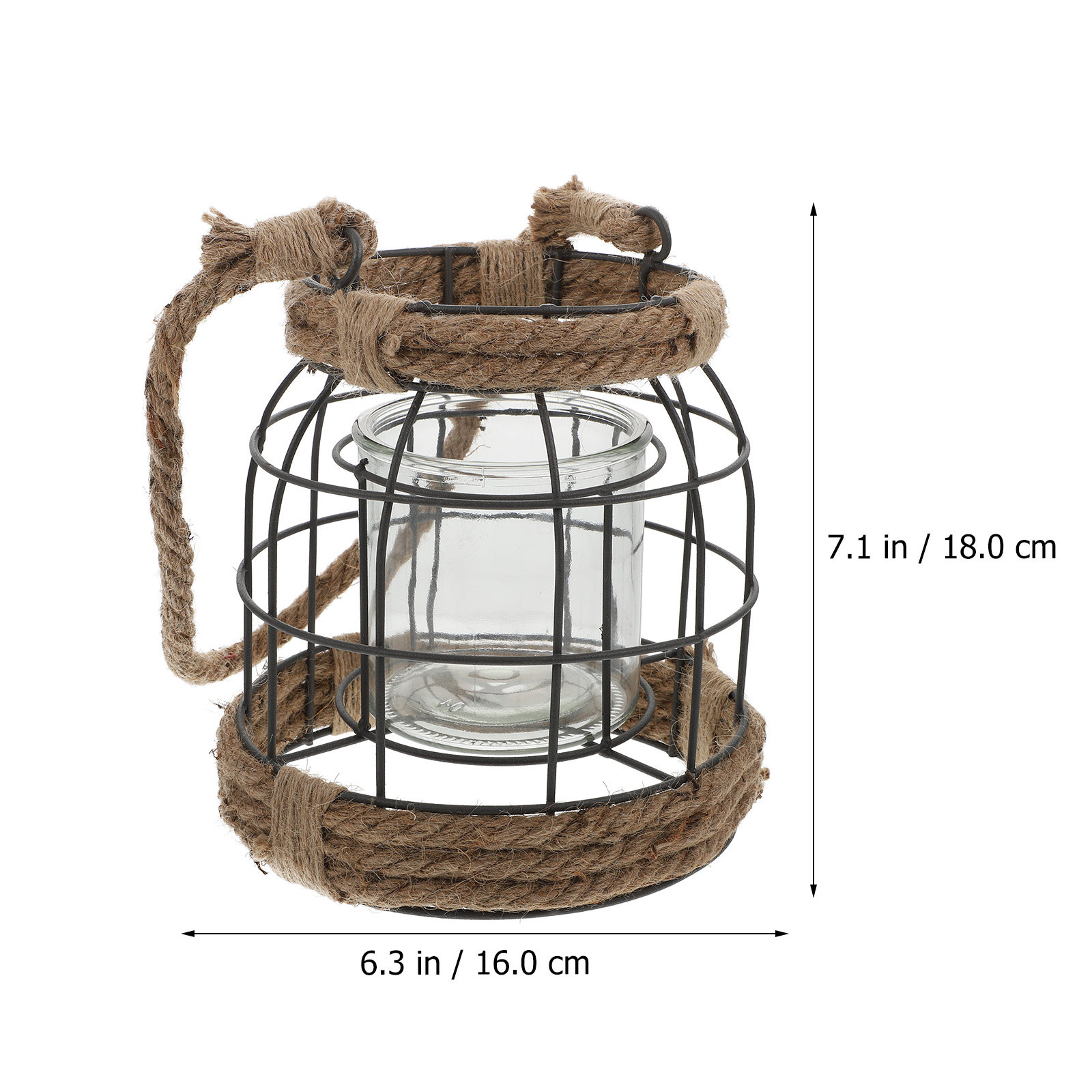 Portavelas de Hierro, Linterna - Candle Holder Decor reseña y precio
