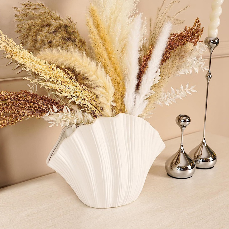 Florero de cerámica con forma  - Vase Decor reseña y precio