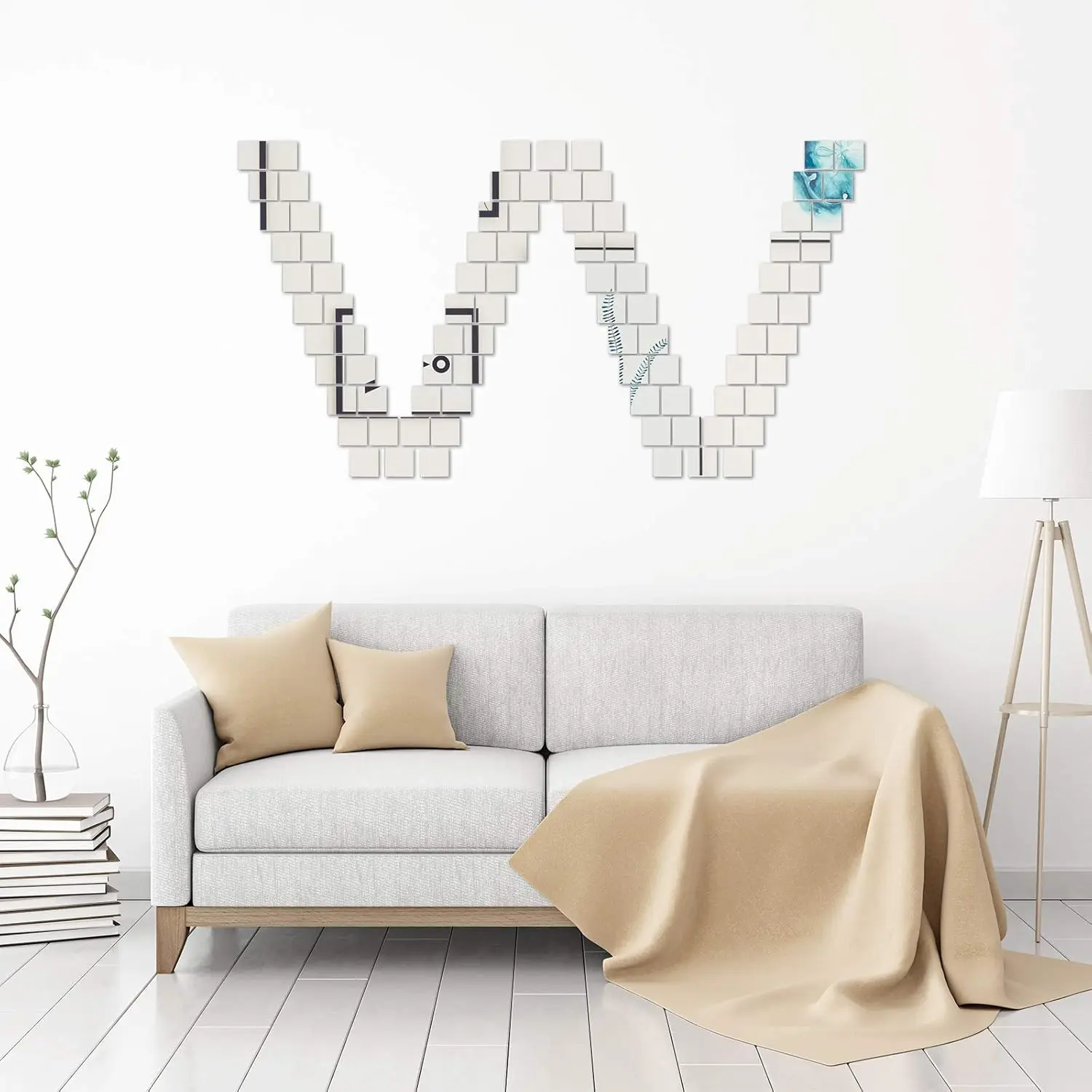 Espejos cuadrados adhesivos de - Decorative Mirror reseña y precio