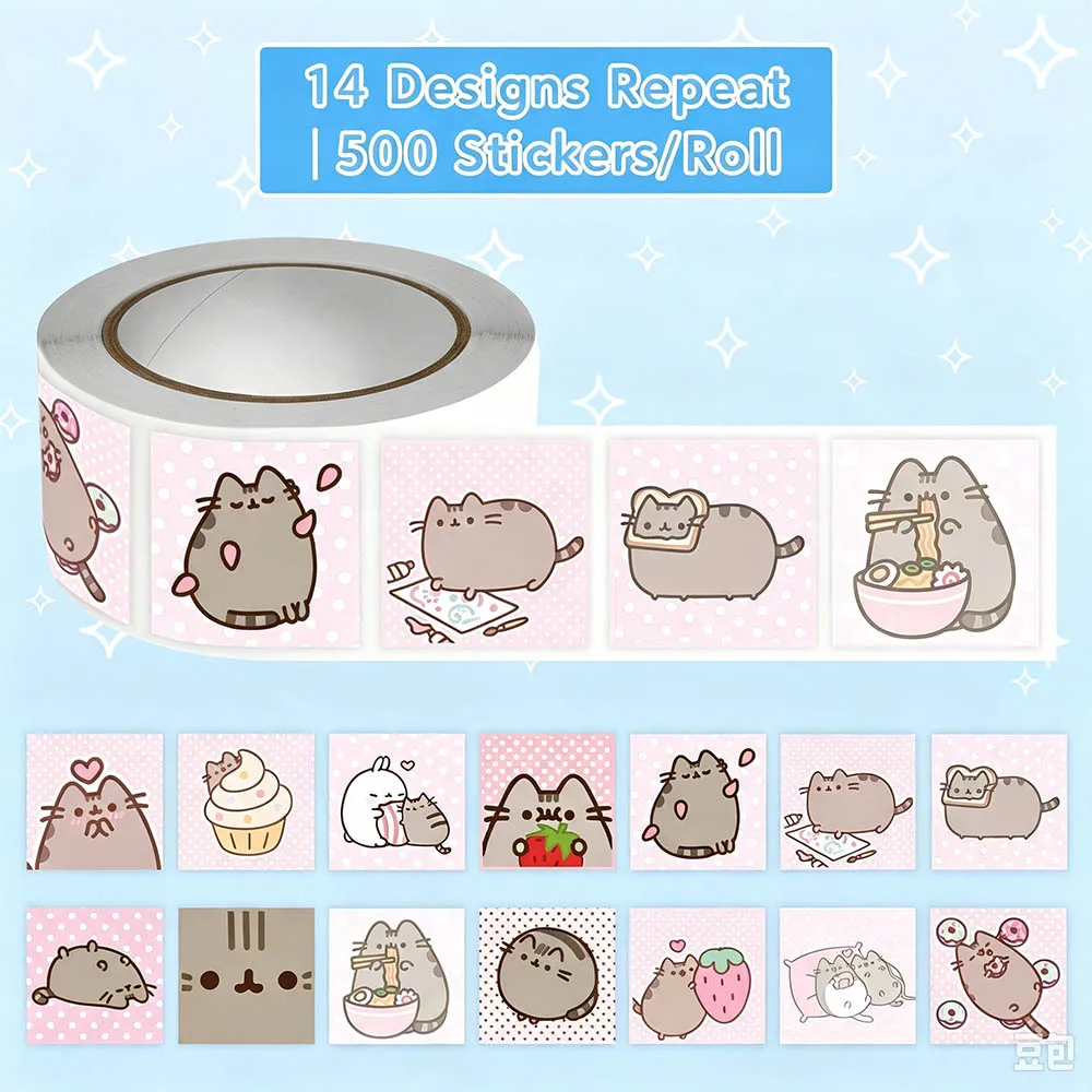 Hou 500 pegatinas de gato de d - Wall Sticker reseña y precio