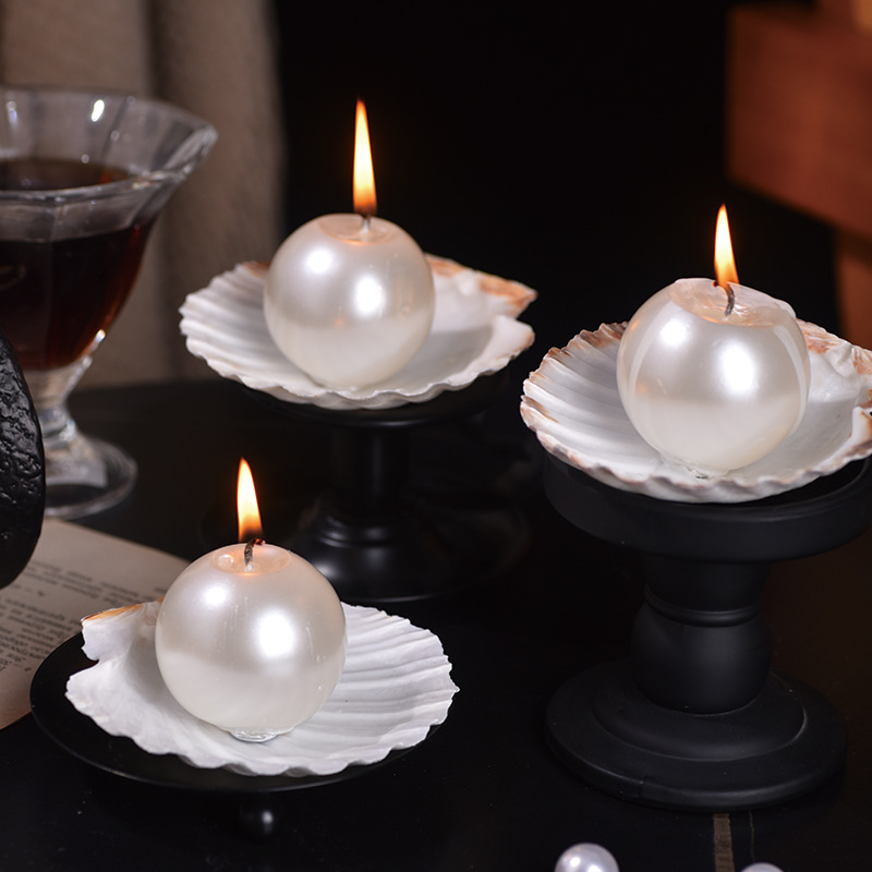 Elegantes Velas de Perlas con  - Candle Holder Decor reseña y precio