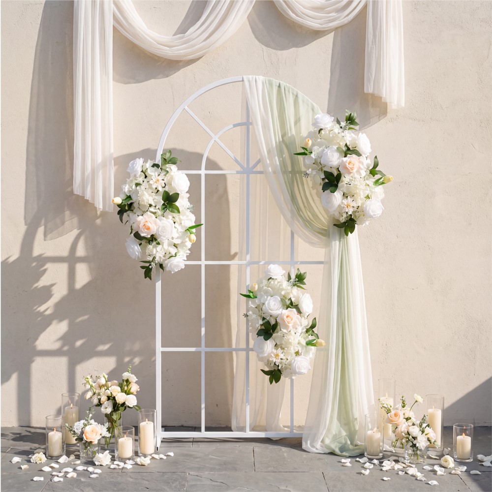 Uflower Rose Greenery, Camino  - Table Runner reseña y precio