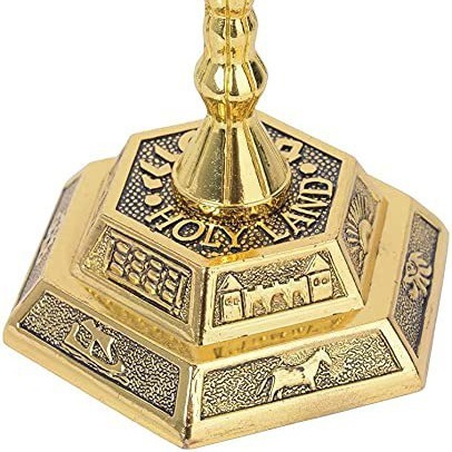Menorah de 7 ramas, decoración - Candle Holder Decor reseña y precio