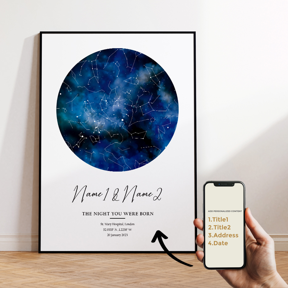 Mapa de estrella de cielo noct - Interior Design Living Room reseña y precio