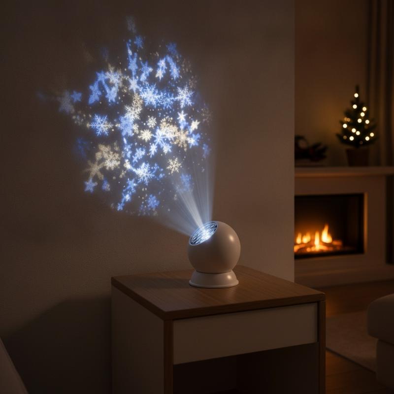 Lámpara Proyector LED de Copos - Vase Decor reseña y precio