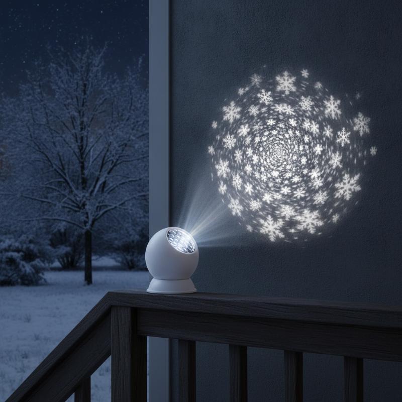 Lámpara Proyector LED de Copos - Vase Decor reseña y precio